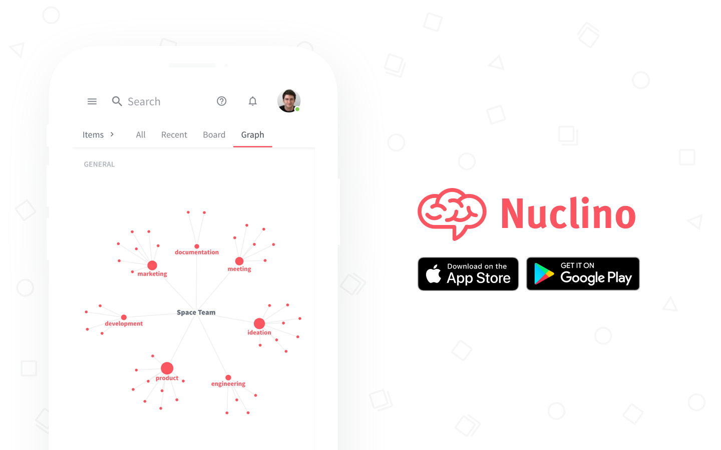 Nuclino mobile app